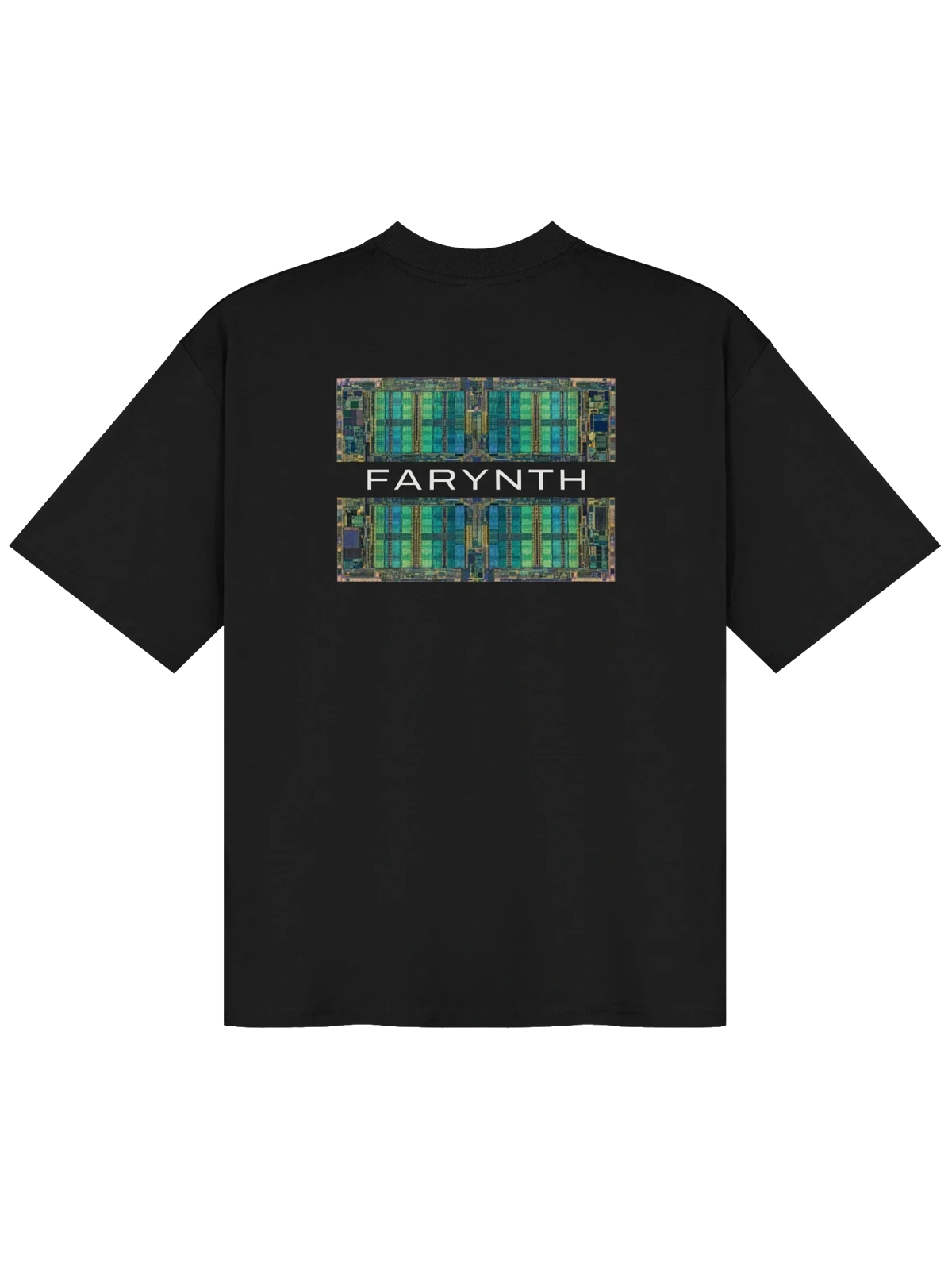 Parallel Oversized Tee, Black